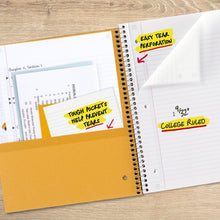 Five Star 1 Subject College Ruled Notebook Plus Study App, 8.5" x 11", Black, Poly, Spiral, 100 Sheets