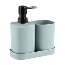 Mainstays 3-Piece Plastic Bathroom Sink Set, Blue