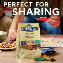 GHIRARDELLI Premium Chocolate Assortment SQUARES, 12.5 oz Bag