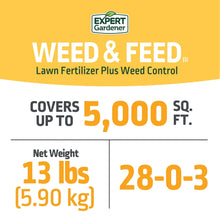 Expert Gardener Weed & Feed, 28-0-3 Lawn Fertilizer and Weed Control