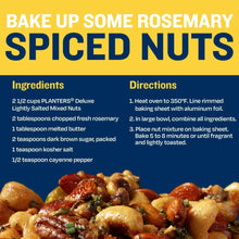 PLANTERS Deluxe Lightly Salted Mixed Nuts, Party Snacks, Plant Based Protein 15.25 oz Steel Can