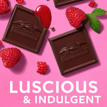 GHIRARDELLI Dark Chocolate Candy SQUARES with Raspberry Filling, 5.32 oz Bag
