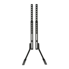 onn Tabletop TV Stand for 37" to 70" TVs, Holds up to 110 lbs, Black- Metal Legs for Tabletop