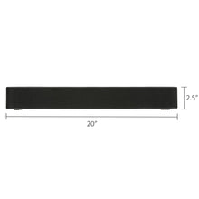 onn Bluetooth 2.0 Channel Soundbar with Multi-Color LED Lighting, 20", Black