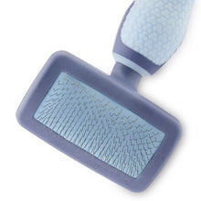 Vibrant Life Plastic Dog Slicker Grooming Brush with a TPR Grip