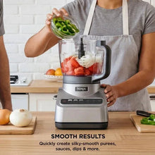Ninja Professional 9 Cup Food Processor, 850 Watts, Auto-iQ 3 Presets, Chop, Dough, Slice, Shred, BN600 Silver