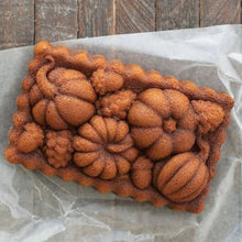 Nordic Ware Fall Loaf Bundle: Harvest Bounty Loaf, Loaf Keeper, Salted Caramel Quick Bread Mix & Bundt Cleaning Tool