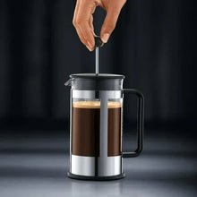 Bodum 17 oz Kenya French Press Coffeemaker, Stainless Steel, New
