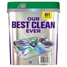 Cápsulas de detergente para lavavajillas Cascade Platinum Plus Actionpacs, aroma fresco (81 unidades).