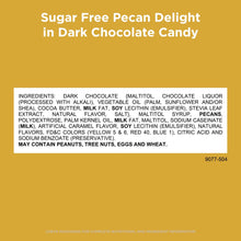 RUSSELL STOVER Sugar Free Dark Chocolate Pecan Delights Candy, 10 oz. bag