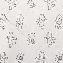 Disney Winnie the Pooh Contoured Changing Pad with Plush Cover by Delta Children – Machine Washable Cover and Waterproof Outer Layer, Grey