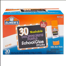 Elmer's Disappearing Purple School Glue Sticks, 30 ct.