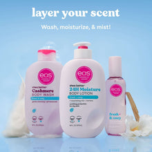 eos Shea Better Cashmere Body Wash - Fresh & Cozy-Coconut Waters, Creamy Gel Formula, 16 fl oz.