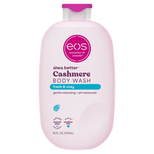 eos Shea Better Cashmere Body Wash - Fresh & Cozy-Coconut Waters, Creamy Gel Formula, 16 fl oz.