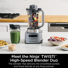 Ninja TWISTi 34-Oz Blender, Smoothie & Nutrient Extractor, 5 Auto-iQ Preset Programs, 18-Oz To-Go Cup, 1500PW, SS150 Gray