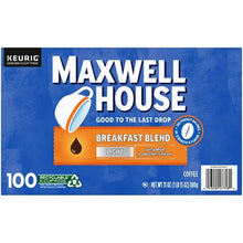 Maxwell House Breakfast Blend Light Roast K Cup Coffee Pods (100 Pk.)