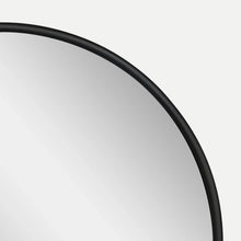 Mainstays 18x18 Black Round Small Decorative Wall Mirror for Bathroom or Living Room