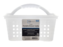 Mainstays Small Portable Shower Caddy Frost Plastic