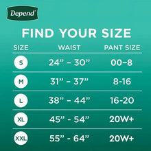Depend Fresh Protection Incontinence Underwear for Women, Choose Your Size