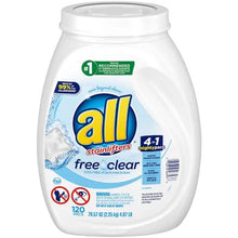 All Mighty Pacs Laundry Detergent, Free Clear for Sensitive Skin (120 Ct.) - Brands For Less USA