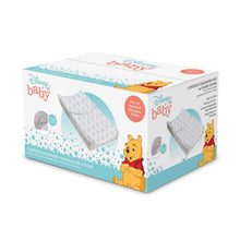 Disney Winnie the Pooh Contoured Changing Pad with Plush Cover by Delta Children – Machine Washable Cover and Waterproof Outer Layer, Grey