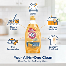Arm & Hammer + Oxi Clean Ultra Dish Liquid Soap, Fresh Citrus, 64 oz
