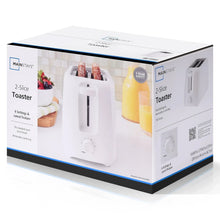 Mainstays 2-Slice Toaster with 6 Shade Settings and Removable Crumb Tray