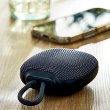 onn Mini Rugged Speaker with Bluetooth Wireless Technology, Gray