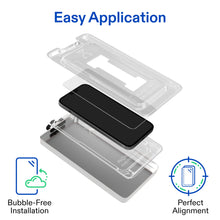 onn Corning Glass Screen Protector for iPhone® 17e / 16e / 14 / 13 / 13 Pro, Made with Durable Glass by Corning™ for Ultimate Protection, with Easy Application Tray