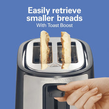 Hamilton Beach 2-Slice Bread and Bagel Toaster with Extra-Wide Slots and Drop-Down Crumb Tray, Black