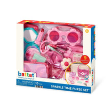Battat Sparkle Time Pink Purse Set with Phone Keys Card Makeup, Toddler and Preschool Toys