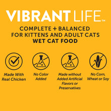 Vibrant Life Chicken Pate in Savory Juices Wet Cat Food, Grain-Free, 2.64 oz Split Tray - USA MEGA SHOP
