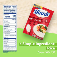 Minute Instant White Rice, Light and Fluffy, Gluten Free, 14 oz