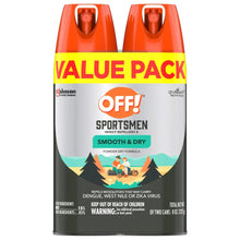 OFF! Family Care Smooth and Dry 15% Deet Insect Repellent I Aerosol Value Pack, 4 oz, 2 Count