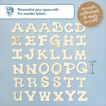 Hello Hobby Fun Font Wood Letters, 36 Piece, 1¾