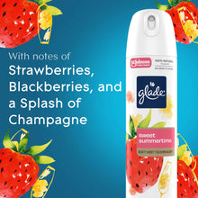 Glade® Odor Fighting Soft Mist Air Freshener Room Spray, Sweet Summertime, 7.3oz., 1 Count