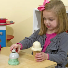 Melissa & Doug Scoop and Stack Ice Cream Cone Magnetic Play Set, Multicolor -FSC-Certified Materials