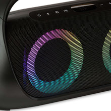 onn Portable FM Boombox with LED Lighting
