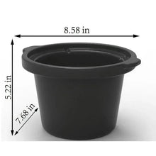 Mainstays 2 Qt Manual Slow Cooker, Matte Black