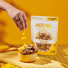 NuTrail Nut Granola Cereal, Honey Nut, No Sugar Added, Keto, Gluten Free, 11 oz. 1 Count