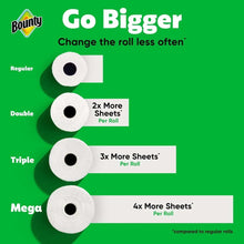 Bounty Paper Towels Select-A-Size White, 6 Triple Rolls, 123 Sheets Per Roll