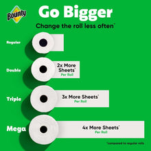 Bounty Paper Towels Select-A-Size White, 6 Triple Rolls, 123 Sheets Per Roll