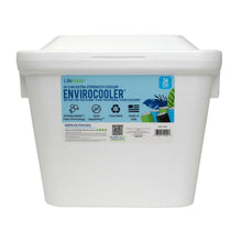 Lifoam 28Qt Envirocooler 24 Can Capacity Foam Cooler, White, 1 Count and FreezPak Small Ice Pack, 1 Count
