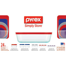 Pyrex Simply Store Glass Bakeware Set, 24 Piece