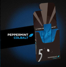 Chicle sin azúcar 5 Gum Peppermint Cobalt, 15 unidades por paquete, 10 paquetes.