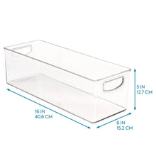 iDESIGN Linus Deep Storage Bins, 6-piece Set