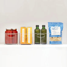 iDESIGN Linus Plastic Fridge/Pantry Kitchen Organizer Bins, Set of 4