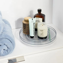 iDesign_2-Piece_11_Clear_Turntable_Lazy_Susan_Organizers_2 - USA Mega Market