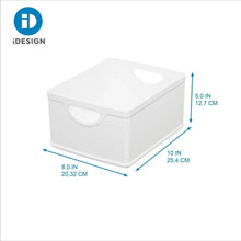 iDesign 9-Piece Recycled White Stacking Kitchen and Pantry Storage Set