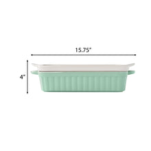 The Pioneer Woman Agatha Rectangular Baker with Platter Lid, 9" x 13"
